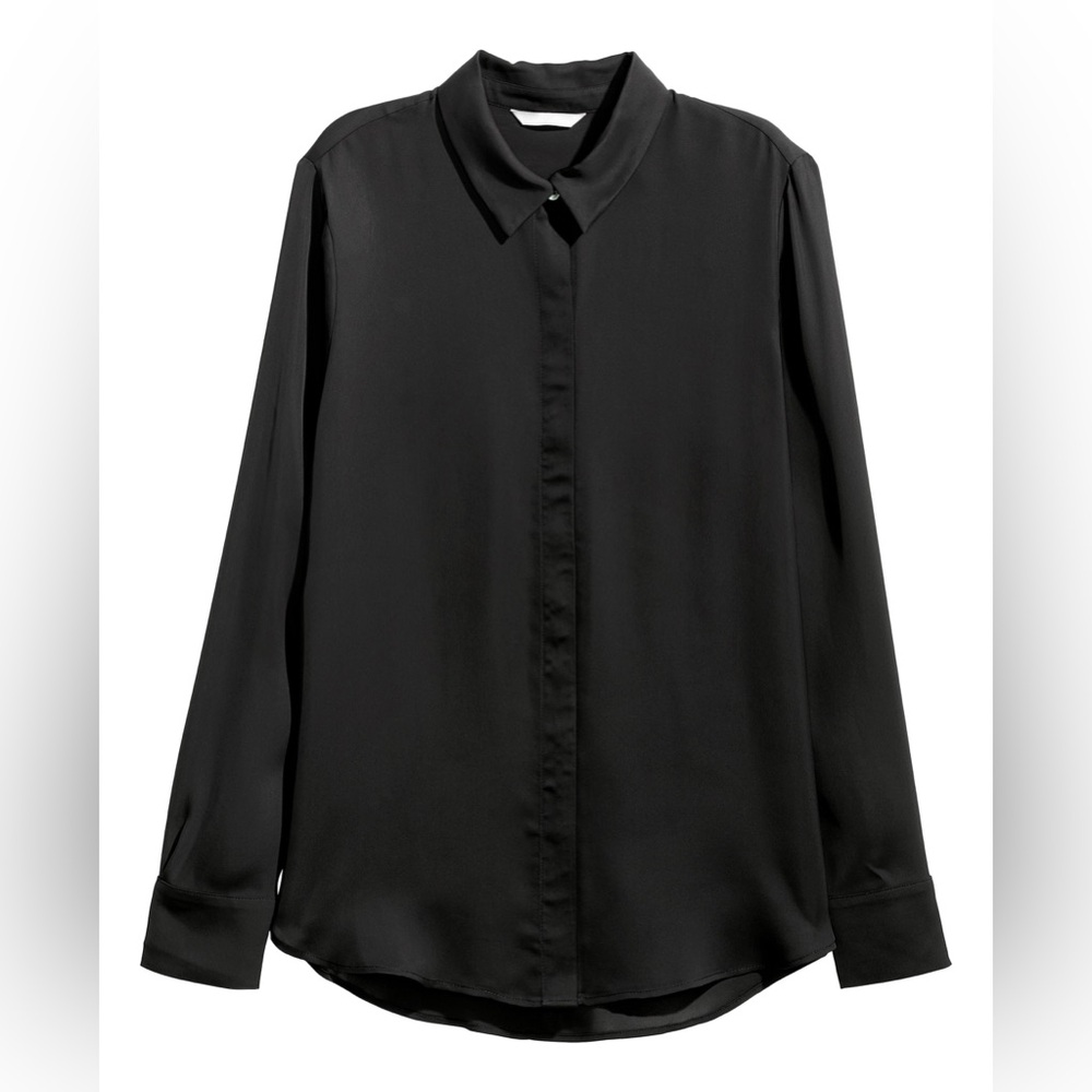 ❗️LAST CHANCE❗️Classic H&M Black Button-Up Shirt